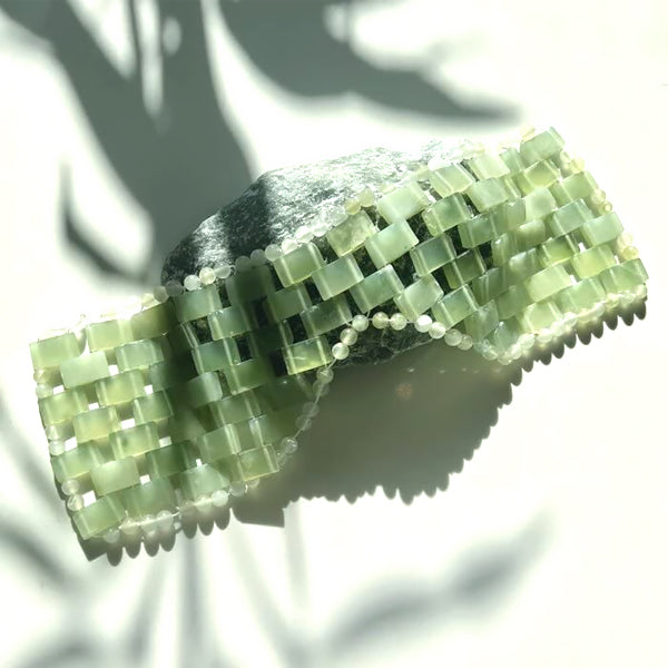 LeilaLauer Alleviate Jade Eye Mask