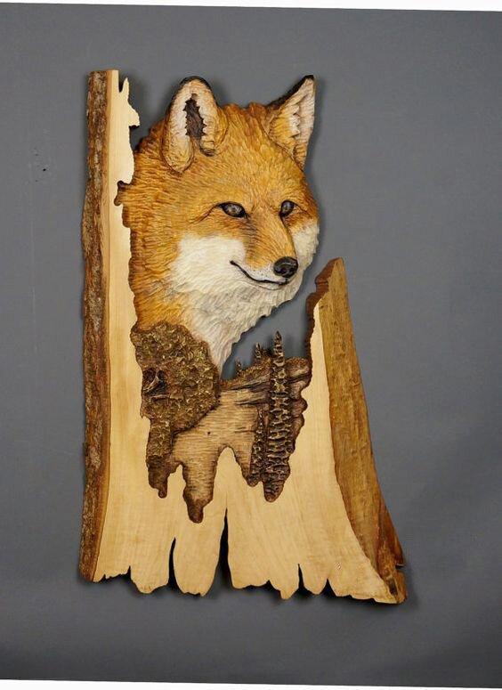 Animal wall sculpture reproduction