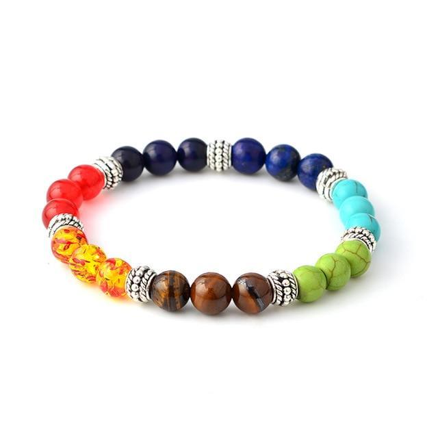Chakra bracelet natural stones energy, healing and balance
