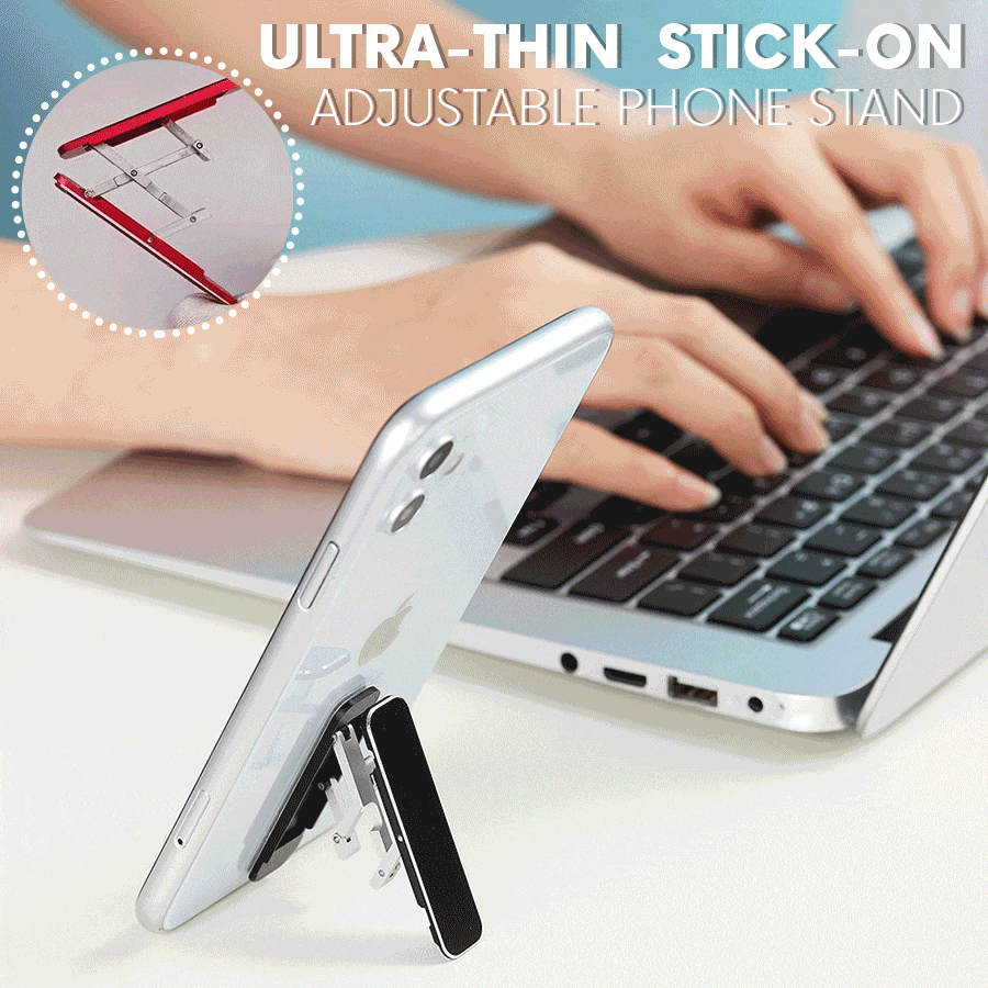 Ultra Thin StickOn Adjustable Phone Stand