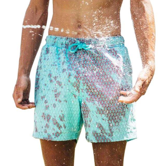 Responsive aqua shorts for men