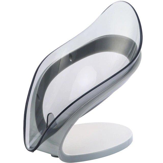 Leaf shaped soap dish