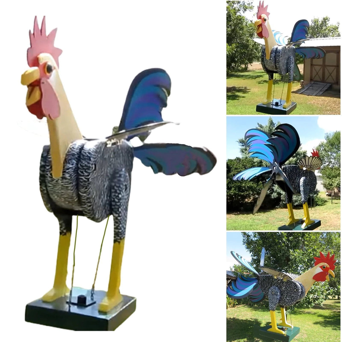 Rooster windmill