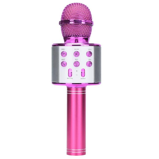 Wireless Bluetooth 3-In-1 Karaoke Mic Speaker