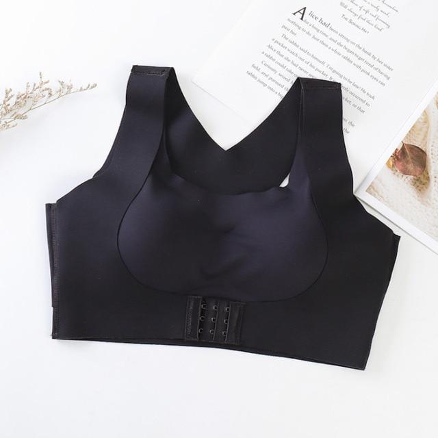 Seamless Front Buckle Support Bra