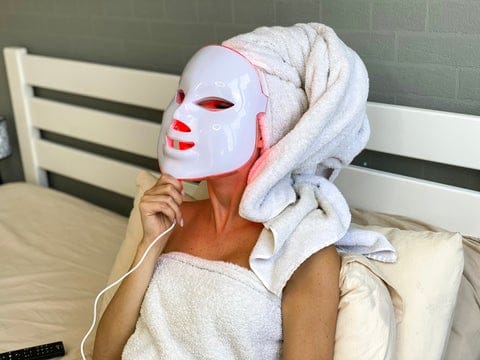 Glokore Photonic LED Facial Mask, 7 Colors, Skin Rejuvenation, Acne Treatment