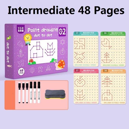 Magical Tracing Workbook Reusable Toddler Learning Toys