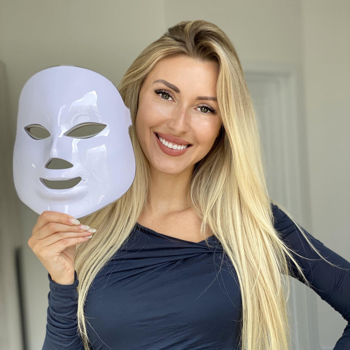 Glokore Photonic LED Facial Mask, 7 Colors, Skin Rejuvenation, Acne Treatment