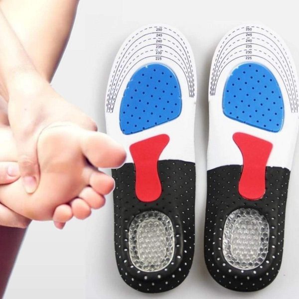 Orthopedic insoles to relieve heel spur and plantar fascitis