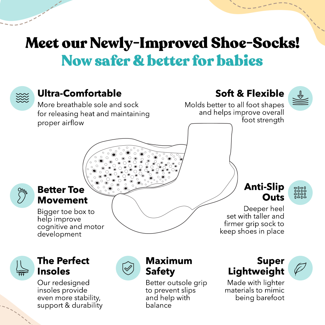 Neutral Love – Non-Slip Baby Shoe-Socks