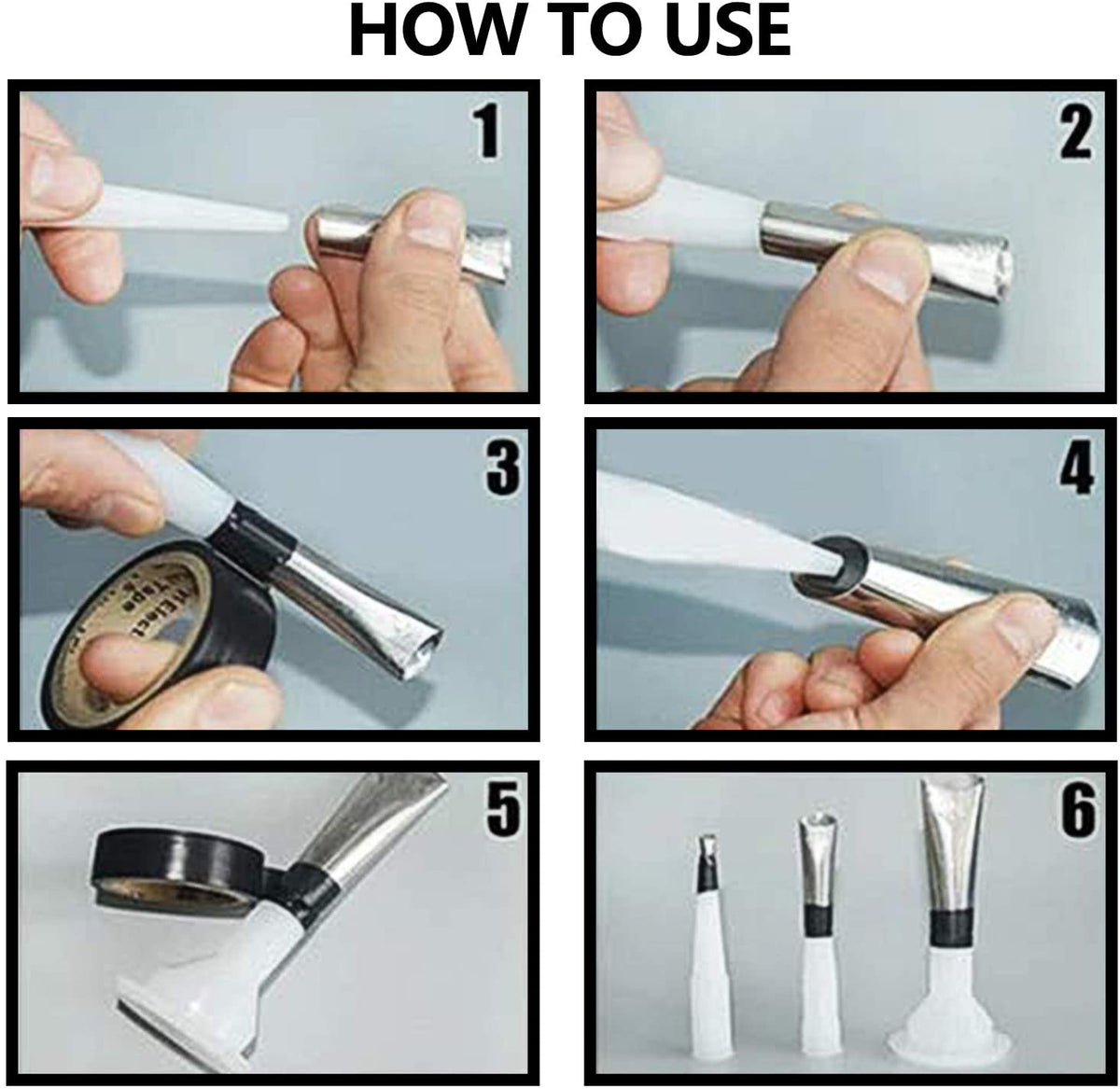 Caulking Nozzle Applicator Finishing Tool