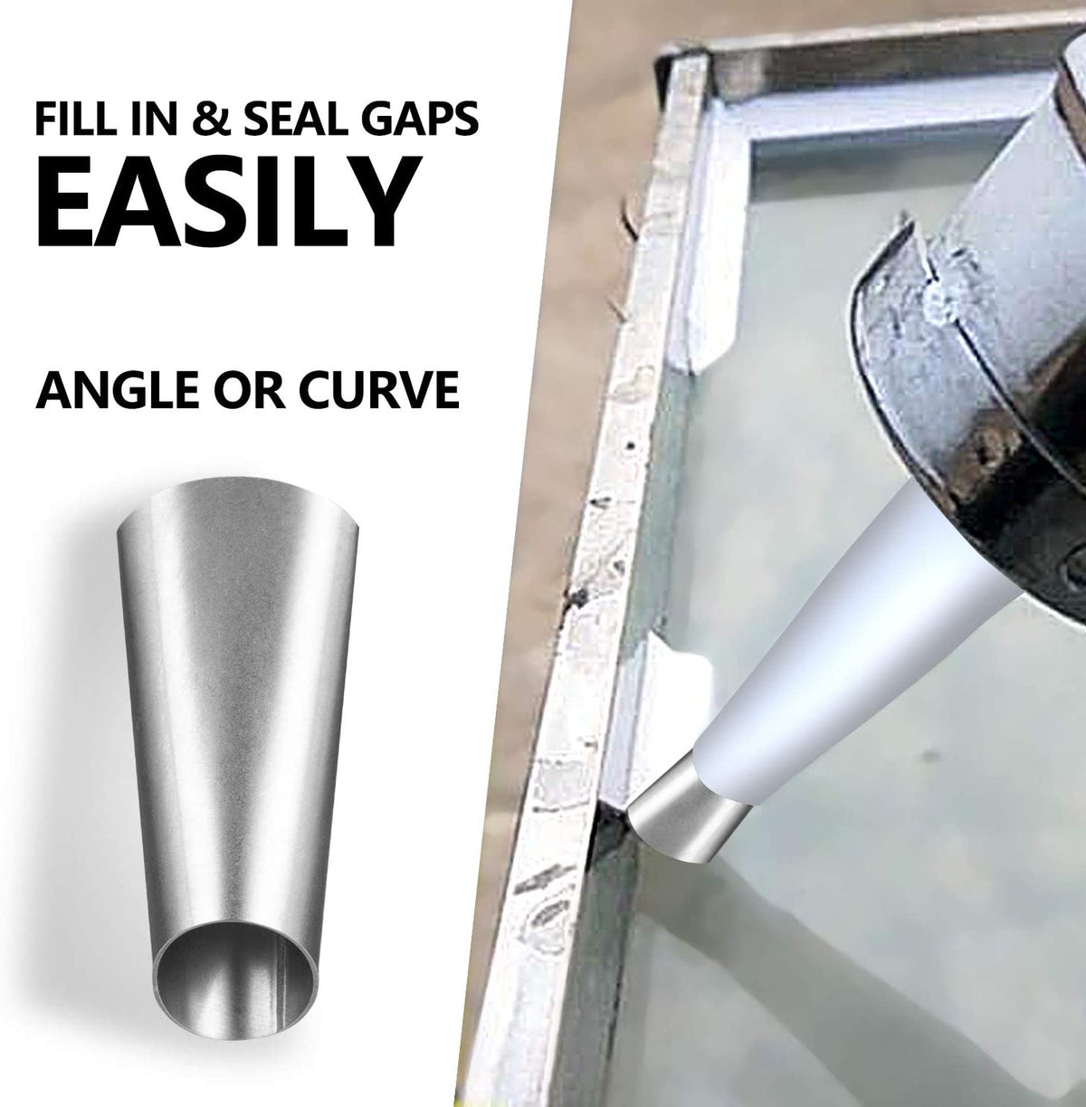 Caulking Nozzle Applicator Finishing Tool
