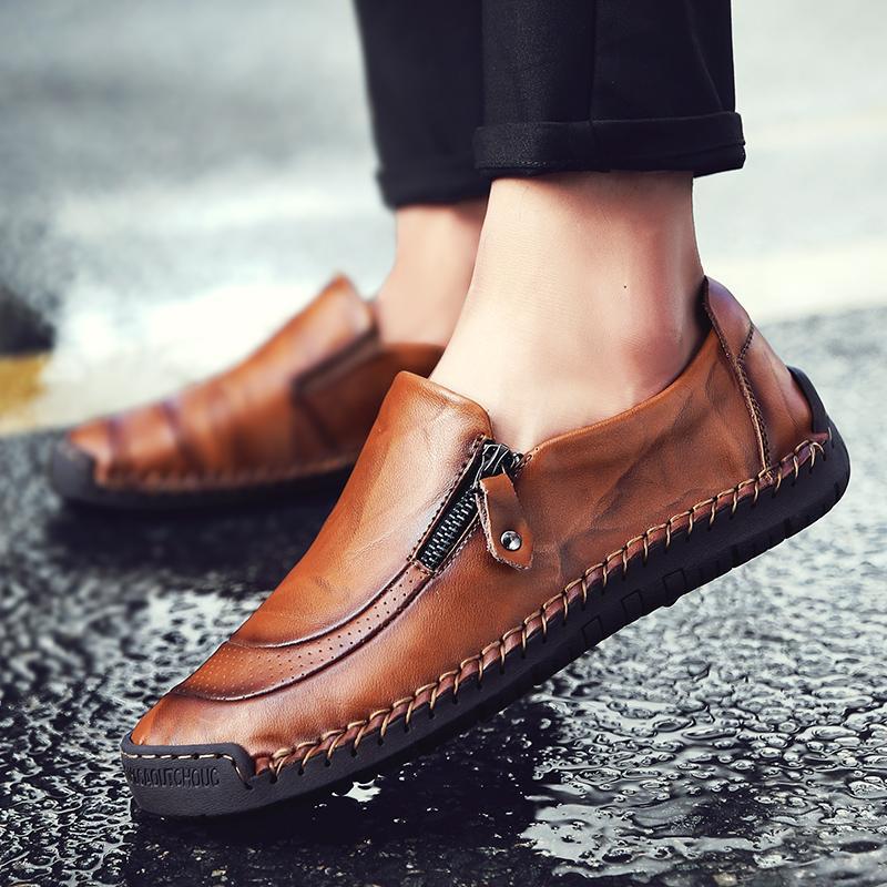 Leather shoes for men