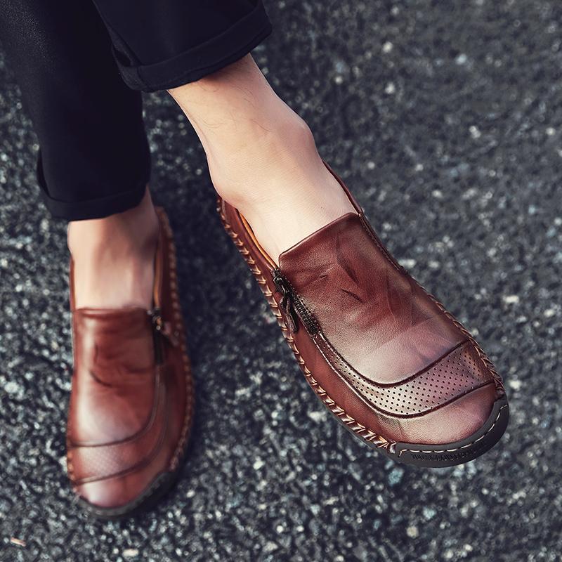 Leather shoes for men