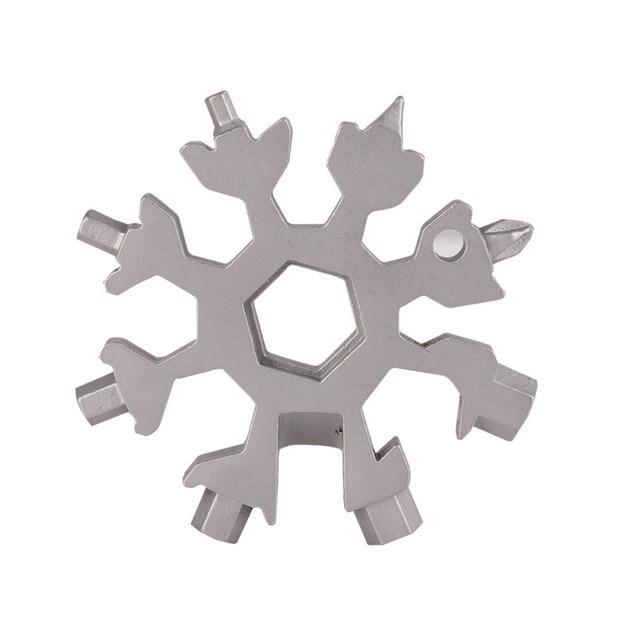 18-in-1 stainless steel snowflakes multi-tool