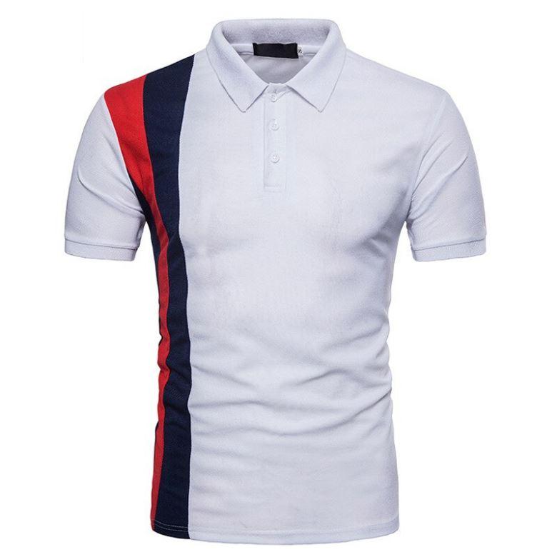 Men’s tricolor polo shirt