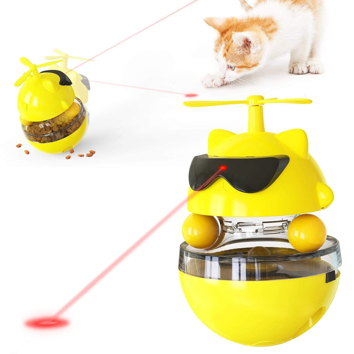 Cat Laser Dropping Food Toys