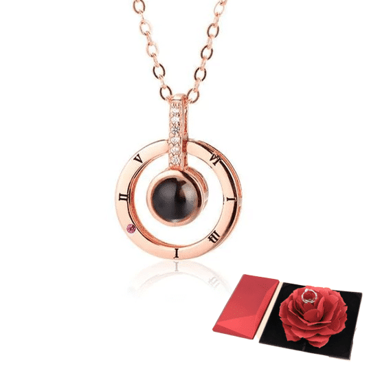 “I Love You” Ring Necklace