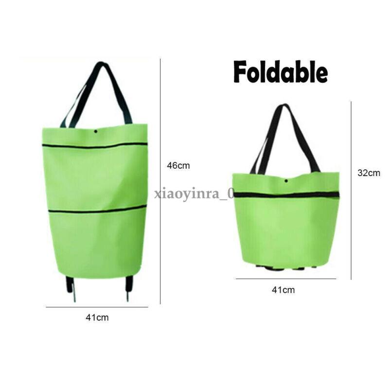 Foldable Waterproof Shopping Trolley Tote Bag
