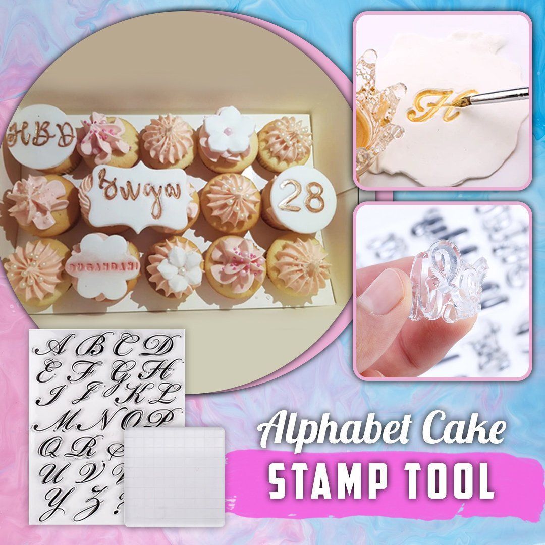 Alphabet Cake Stamp Tool