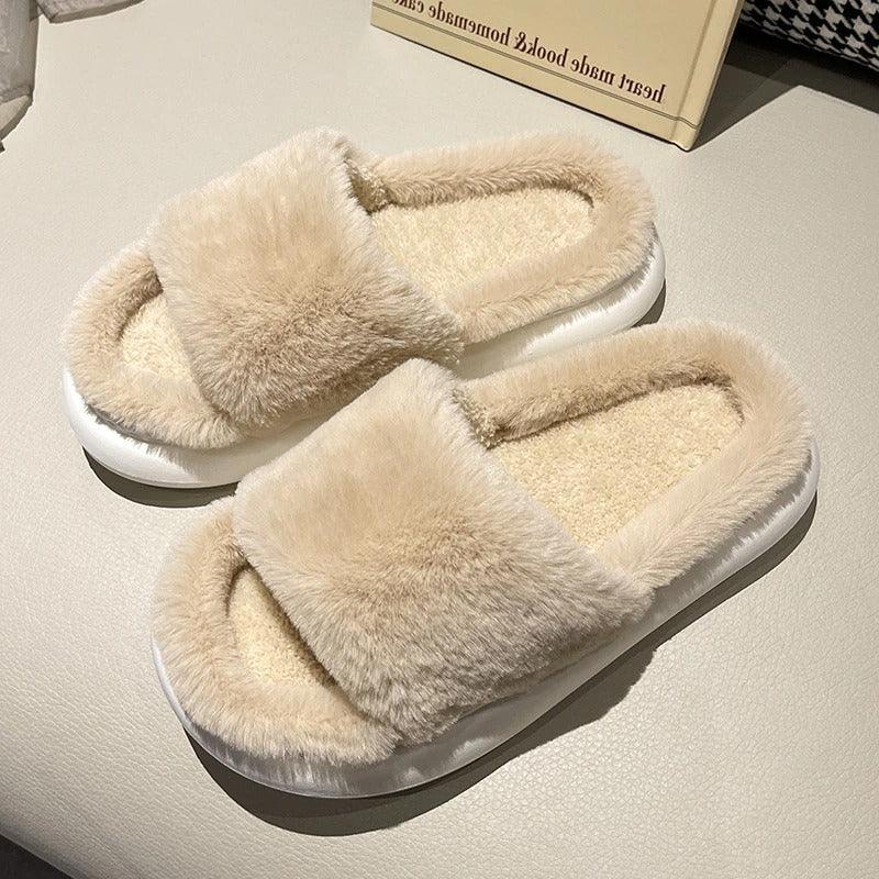 Women’s Faux-Fur Cloud Slippers