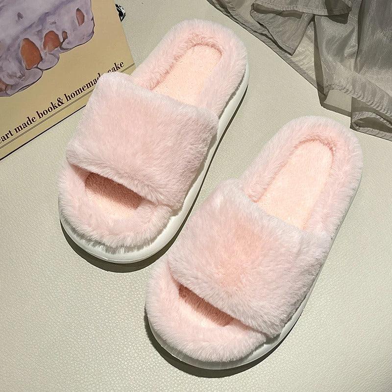 Women’s Faux-Fur Cloud Slippers