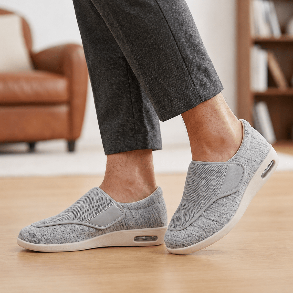 Diabetic Wide-Fit Walking Shoes for Women - Orthopaedic Roomy Comfort