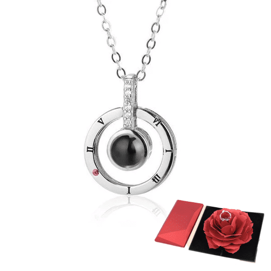 “I Love You” Ring Necklace
