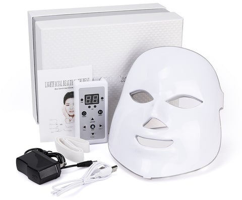 Glokore Photonic LED Facial Mask, 7 Colors, Skin Rejuvenation, Acne Treatment