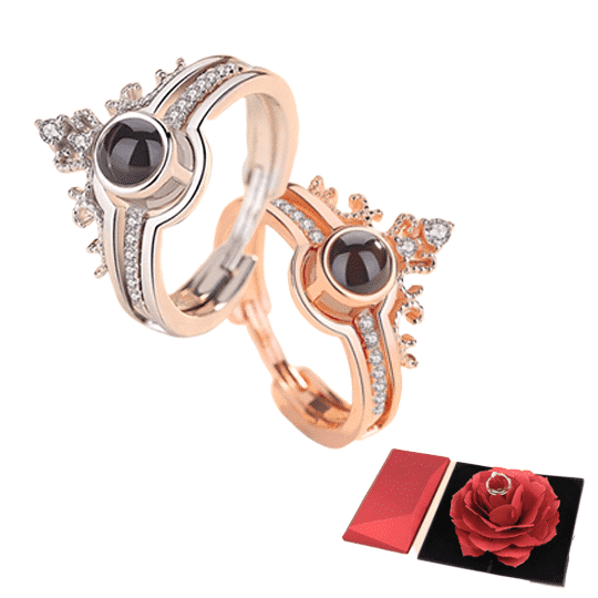 “I Love You” Ring Necklace