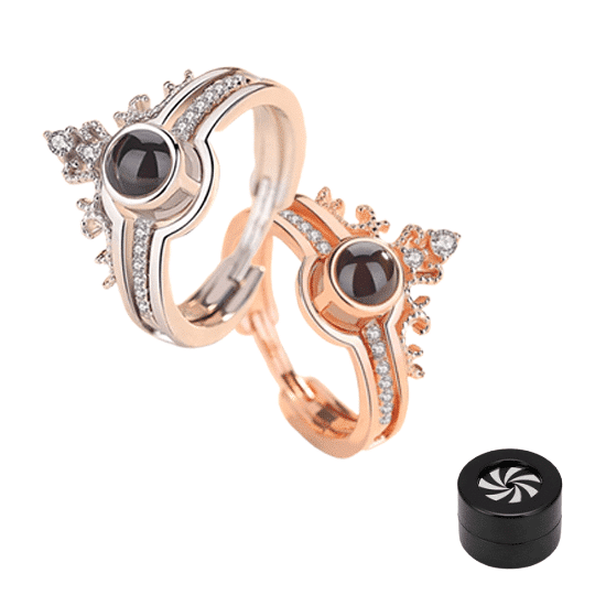 “I Love You” Ring Necklace