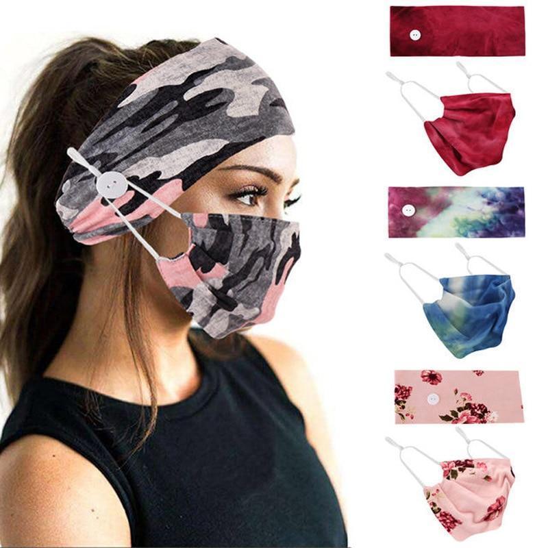 Fashion Button Headbands (Set of 2)