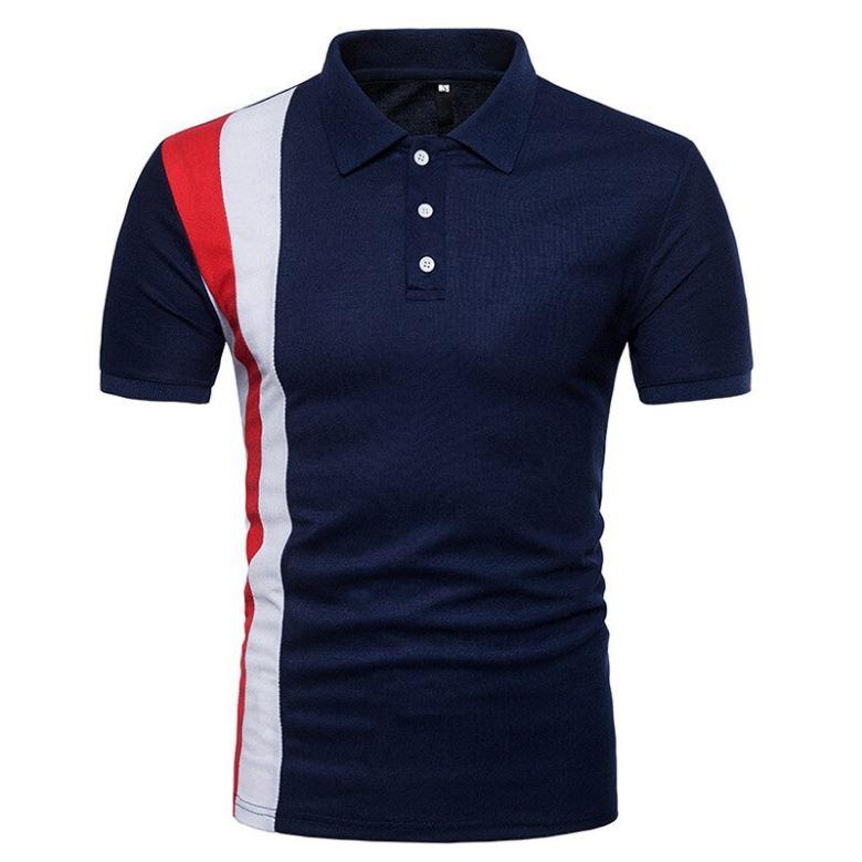 Men’s tricolor polo shirt
