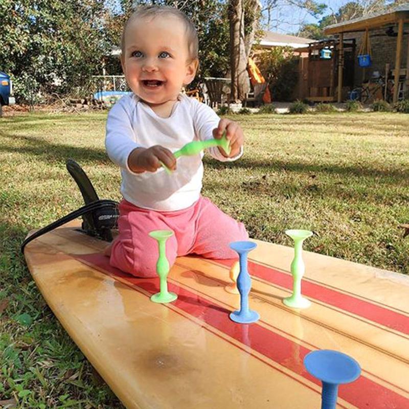 Family interactive suction cup toy