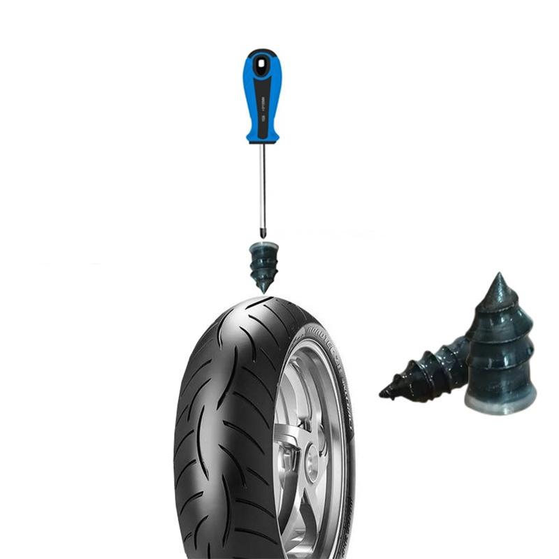 Rubber nails for tire repair