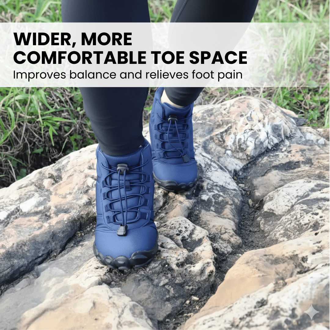 Orthopaedic Winter Barefoot Shoes for Women - Warm Comfort & Arch Support