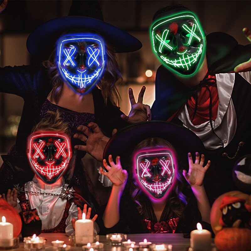 PURGA de Halloween LED con Control Remoto