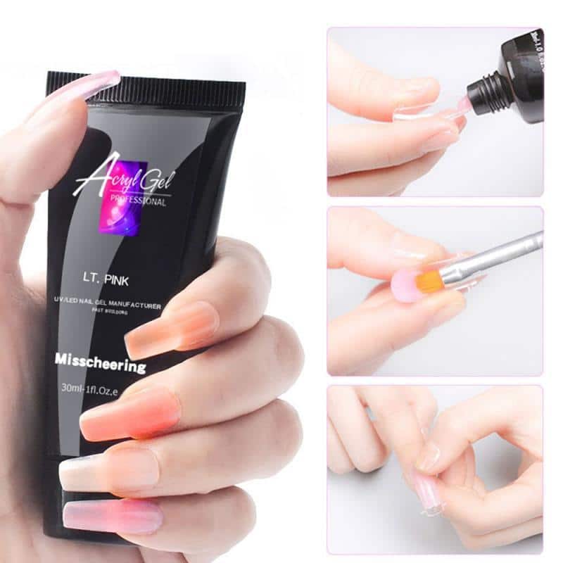 Nail Crystal Poly Gel