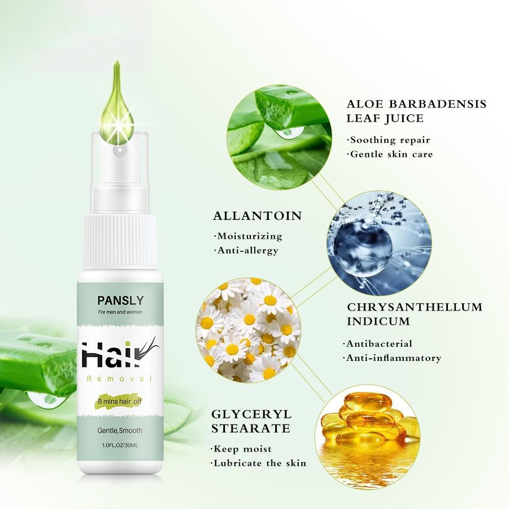 Semi-Permanent Hair Removal Spray