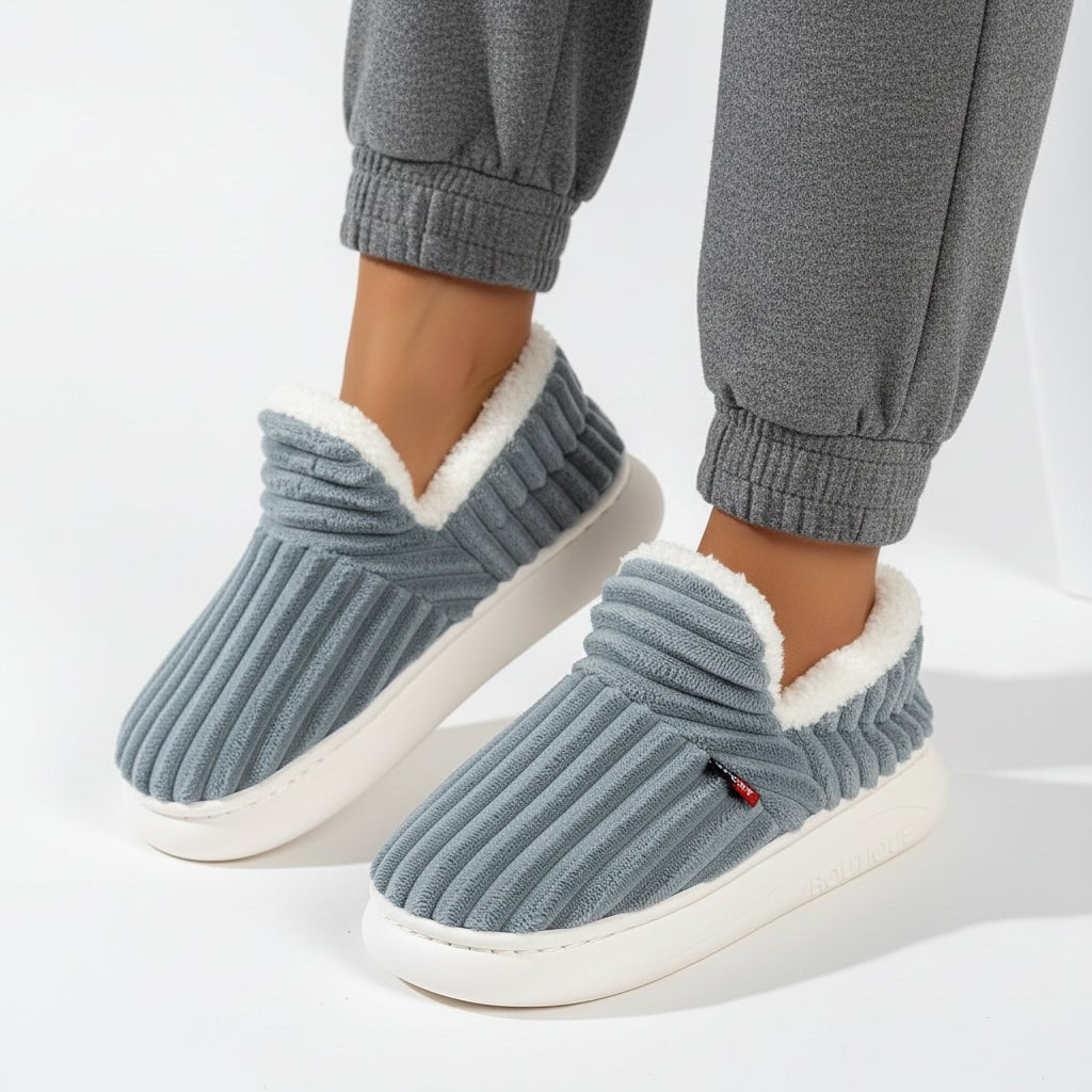 Orthopaedic Winter Plush Slippers for Women - Luxurious Warmth & Support