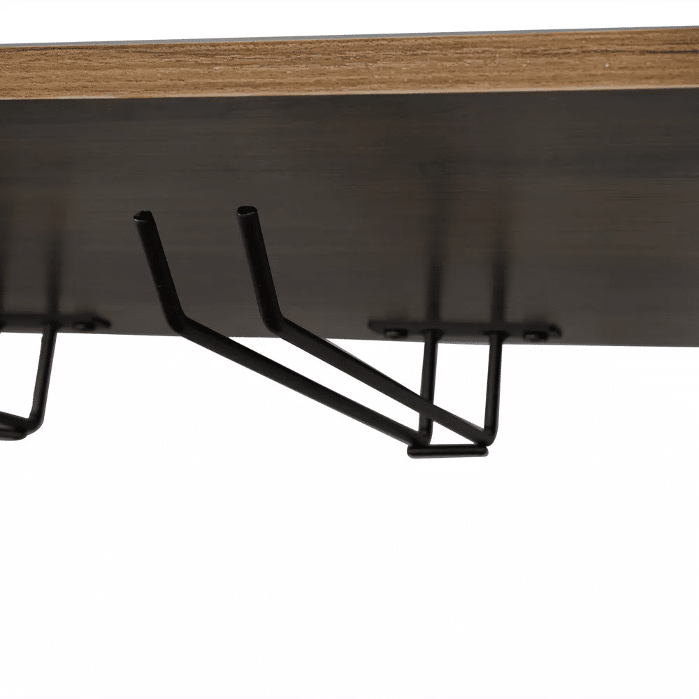 Bar service trolley, vintage wood and metal
