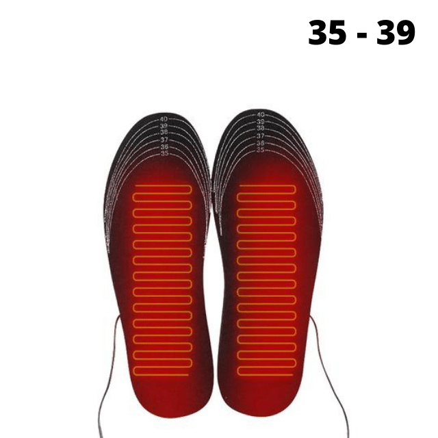 USB heated insoles for shoes