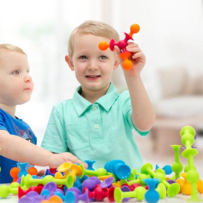 Family interactive suction cup toy