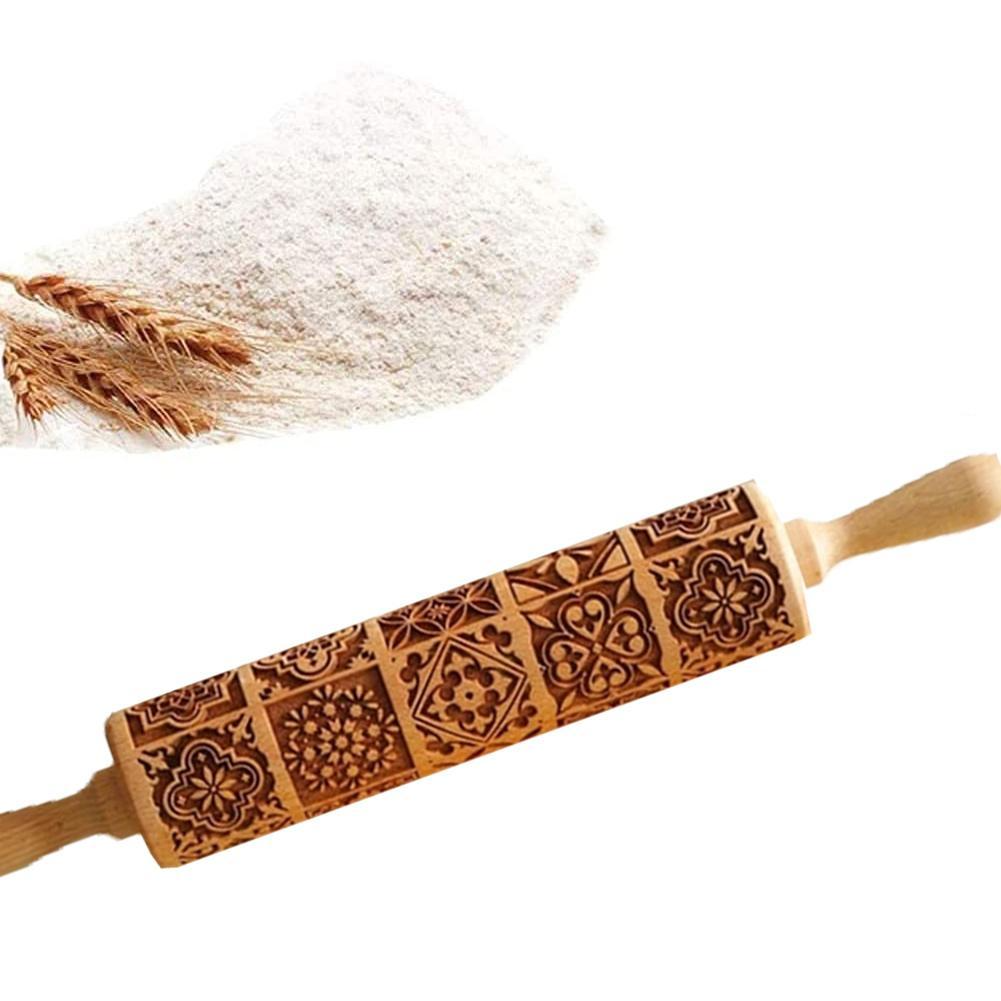 Vintage Cookies Rolling Pin
