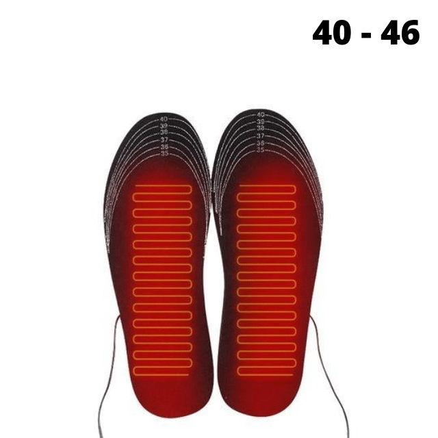 USB heated insoles for shoes
