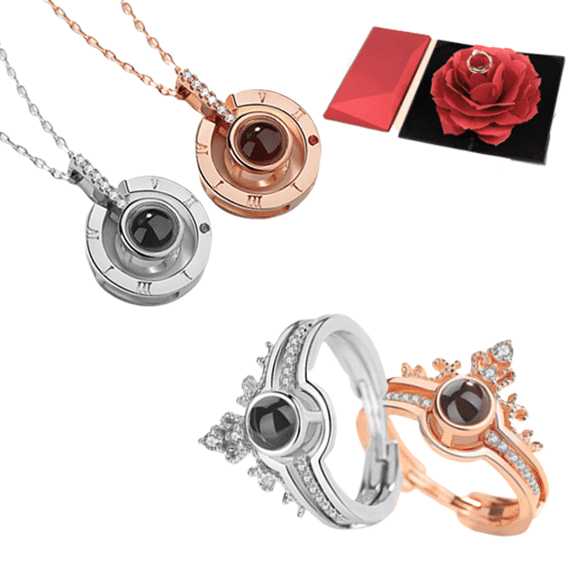 “I Love You” Ring Necklace