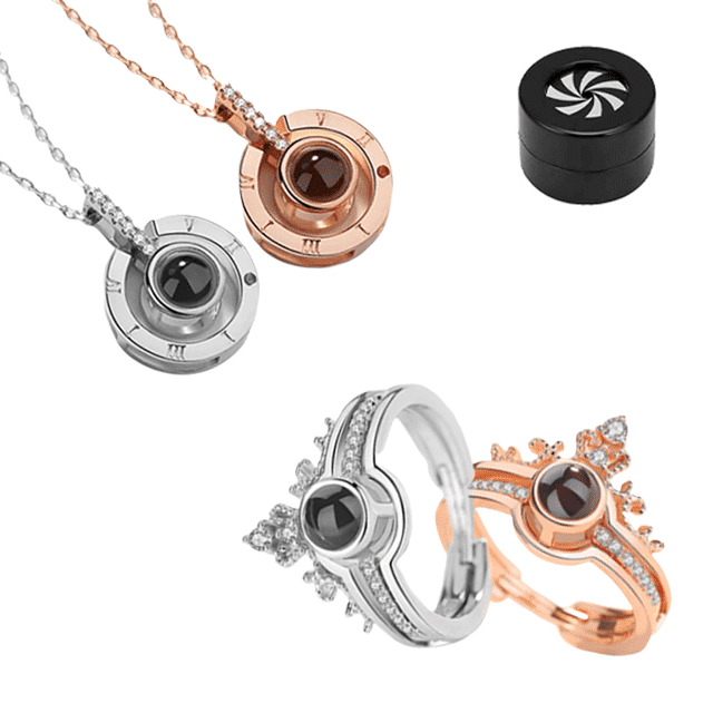 “I Love You” Ring Necklace