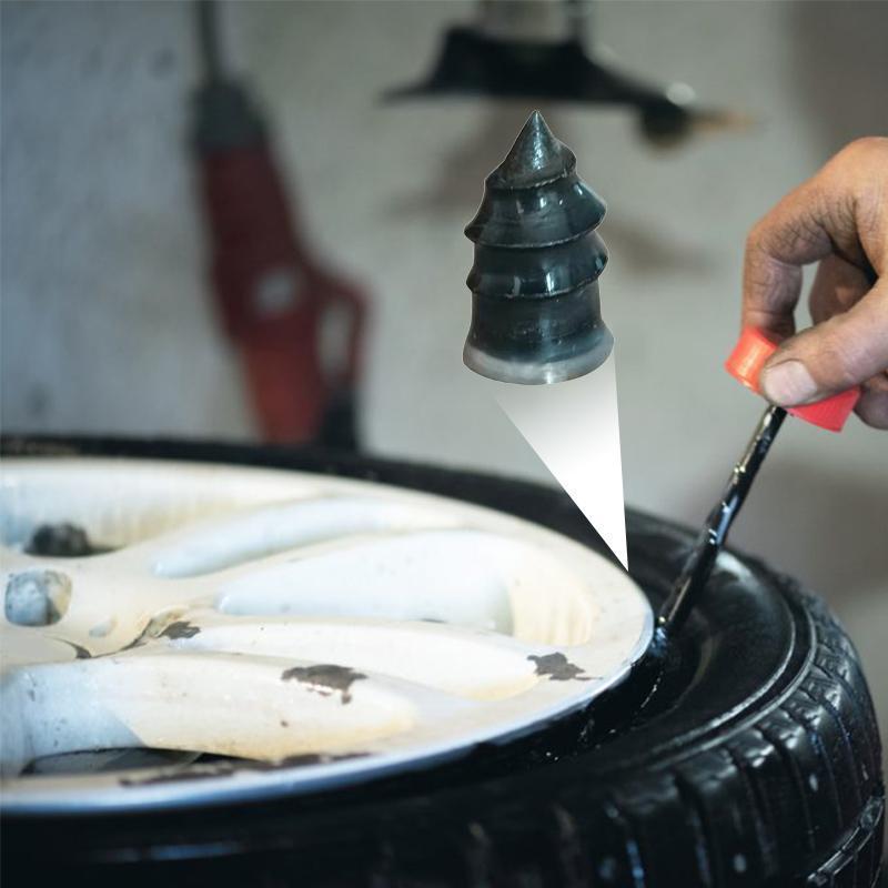 Rubber nails for tire repair