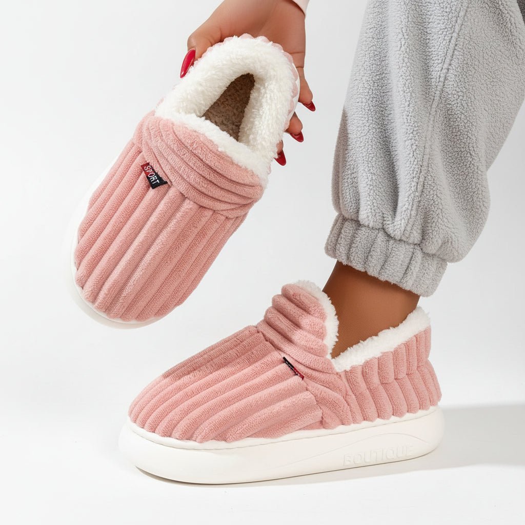 Orthopaedic Winter Plush Slippers for Women - Luxurious Warmth & Support