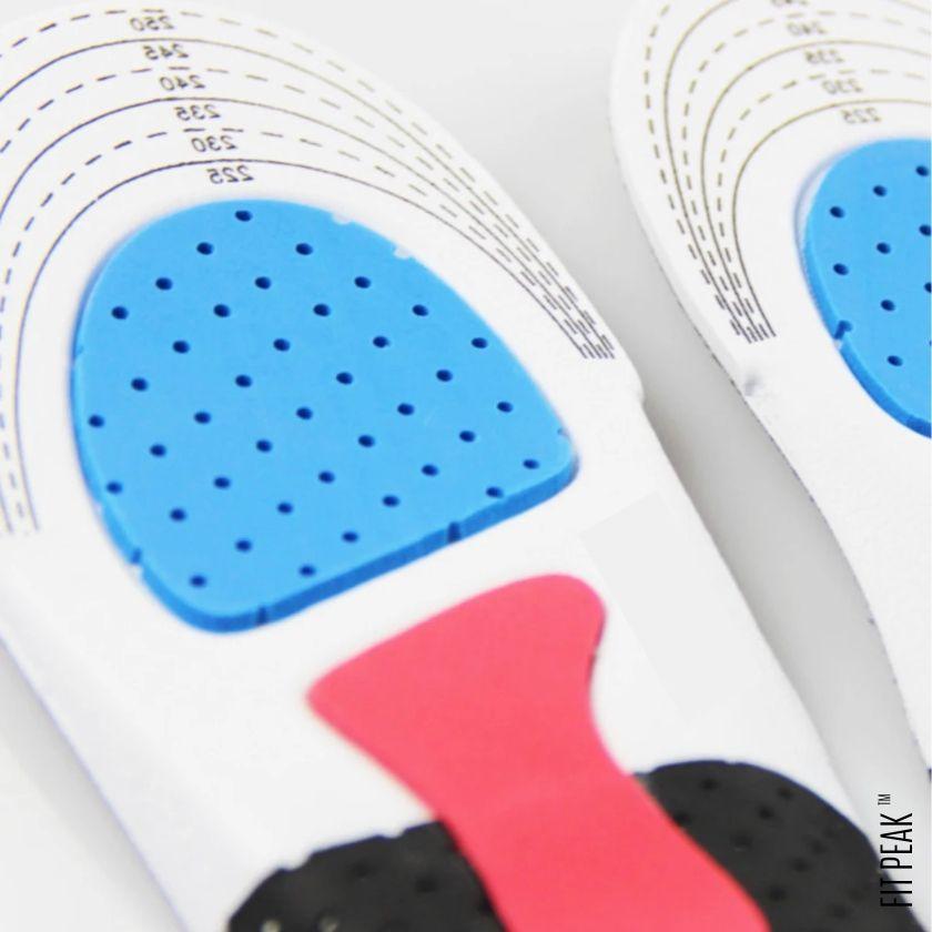 Orthopedic insoles to relieve heel spur and plantar fascitis
